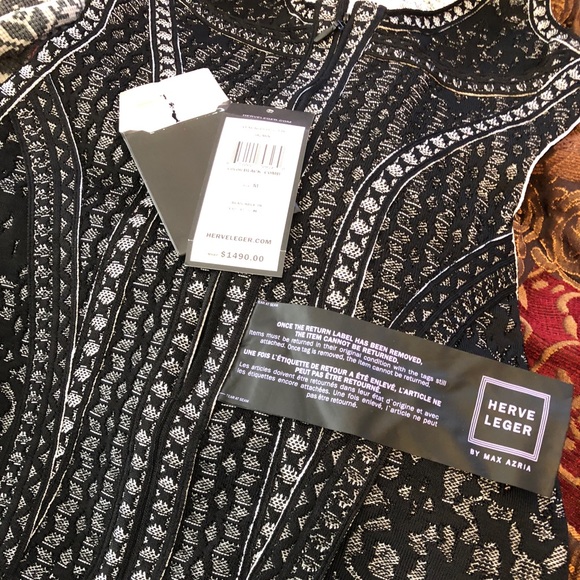 💔💔sold💔💔Herve Leger "jazmin" dress - Picture 5 of 8